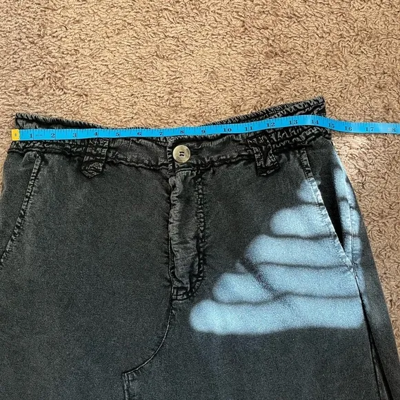 Free People Kona Maxi Skirt in Faded Black Size Medium