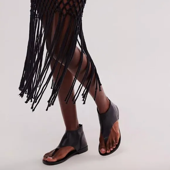 Free People Leather Uma Thong Sandals 7.5