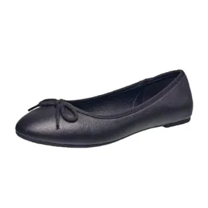 French Connection Faux Leather Ballet Flats