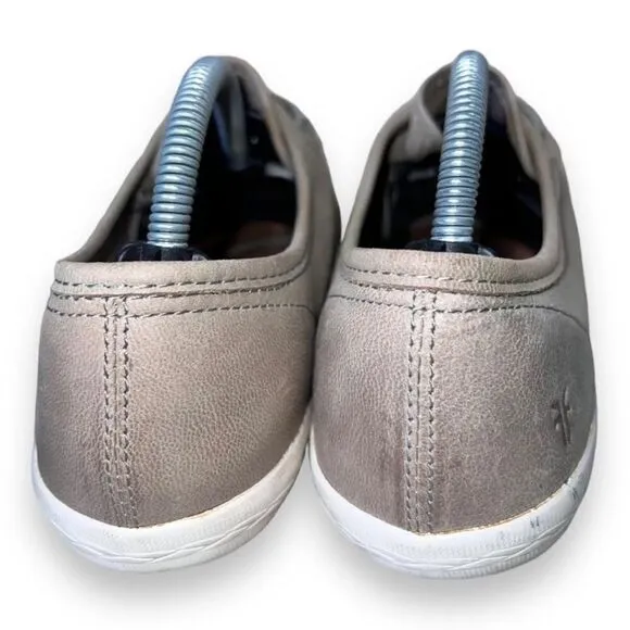 Frye Peggy Low Lace Up Casual Sneakers Taupe Women's 6.5