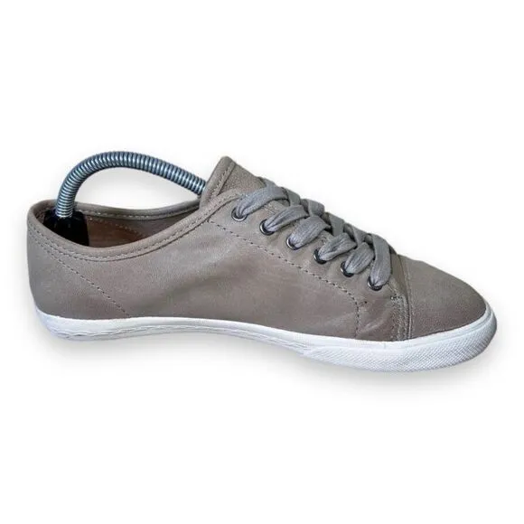 Frye Peggy Low Lace Up Casual Sneakers Taupe Women's 6.5