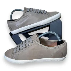 Frye Peggy Low Lace Up Casual Sneakers Taupe Women's 6.5