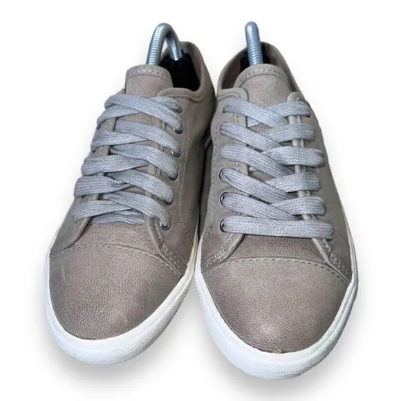 Frye Peggy Low Lace Up Casual Sneakers Taupe Women's 6.5