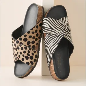 Garnet Hill Kasia Crossover Slides