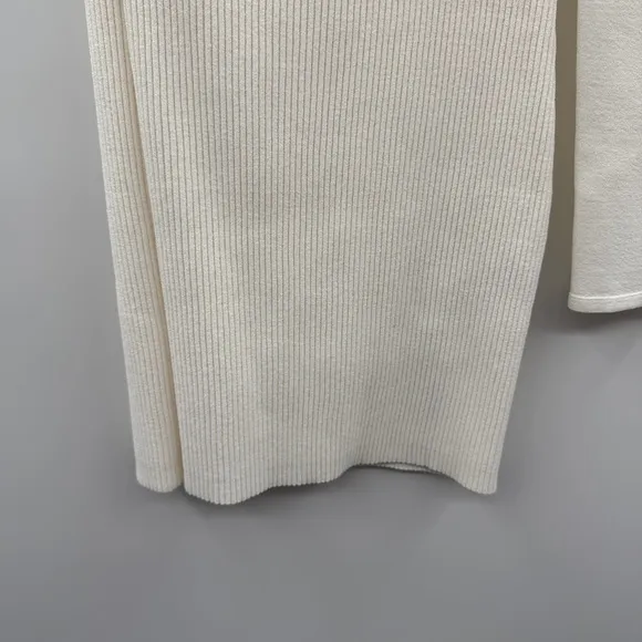 Gauge81 Tinino‎ Ivory One Long Sleeve Knit Mini Dress Sz S NEW