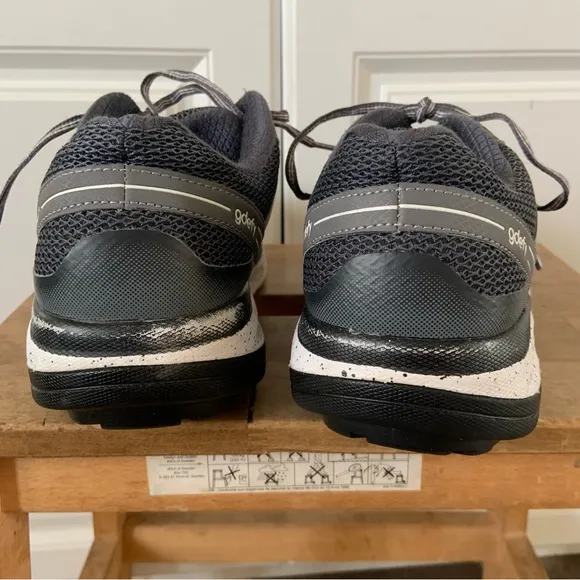 Gdefy Gravity Defyer Men's 9 Mighty Walk Shoes Black Gray Sneakers Comfort Light
