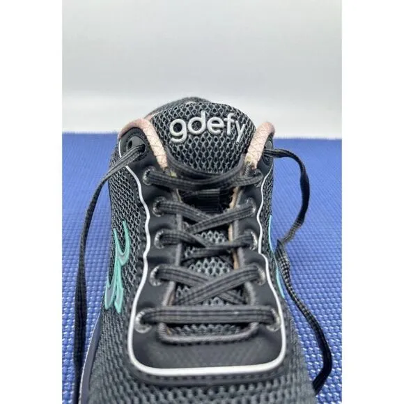 Gdefy Gravity Defyer Mighty Walk Pain Relief Gray Shoes Sneakers Womens Size 9.5