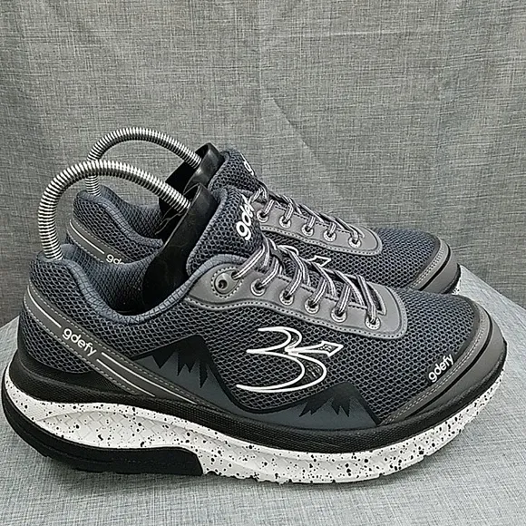 GDEFY gravity defyer Mighty walk sneakers athletic shoes Gray women's 10.5