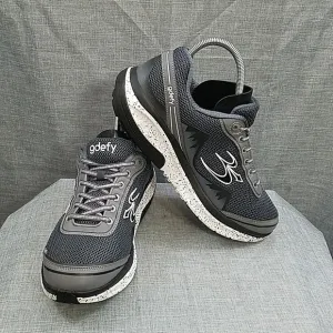 GDEFY gravity defyer Mighty walk sneakers athletic shoes Gray women's 10.5