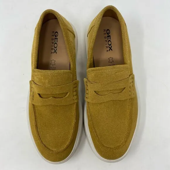 Geox Deiven Suede loafers Sand Mens Size 6