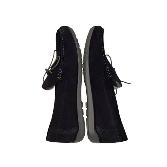 Geox Men's Black‎ Moccasins Slip On Stitched Loafers Slippers Size EU 44 / US 11