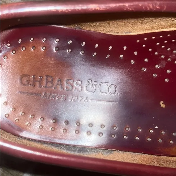 G.H. Bass &amp; Co. Brown Leather Loafers Slip-Ons