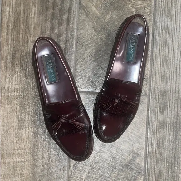 G.H. Bass &amp; Co. Brown Leather Penny Loafers Slip-On