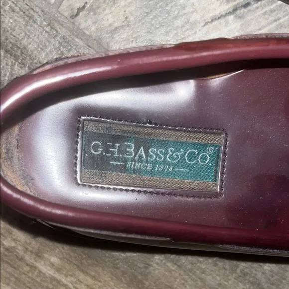 G.H. Bass &amp; Co. Brown Leather Penny Loafers Slip-On