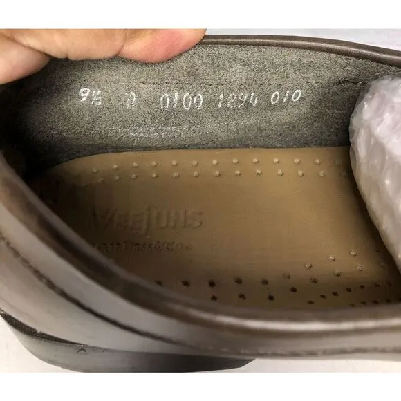 G.H. Bass &amp; Co. Weejuns Brown Leather Penny Loafers Shoes Men’s Sz 9.5D US/43EU