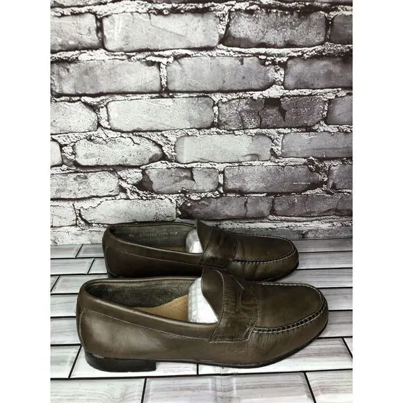 G.H. Bass &amp; Co. Weejuns Brown Leather Penny Loafers Shoes Men’s Sz 9.5D US/43EU