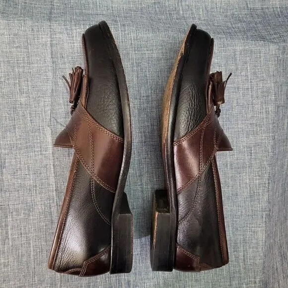 G.H. Bass Loafers Arnes Brown Leather Kiltie Tassel M024072  Men's 8M