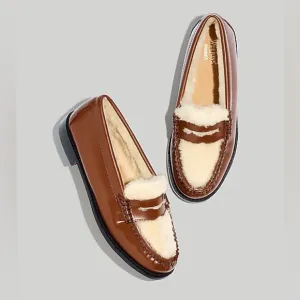 GH Bass Whitney Shearling Whiskey Loafer Flats Slip On Weejuns Various Sizes