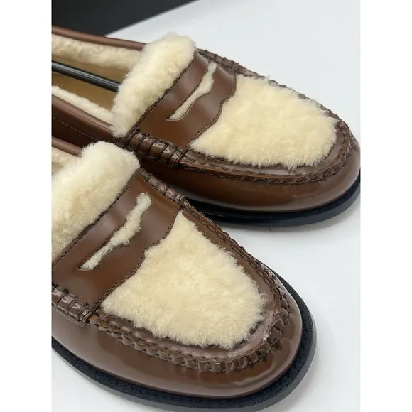 GH Bass Whitney Shearling Whiskey Loafer Flats Slip On Weejuns Various Sizes