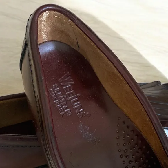 G.H.Bass Weejuns Oxblood Leather Loafers Kiltie Horse-Bit Women’s Size 6 Casual