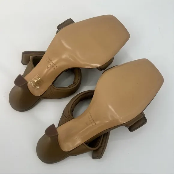 Gia Borghini x Pernille Telsbaek Perni 03 Two-Strap Padded Leather Sandal 10
