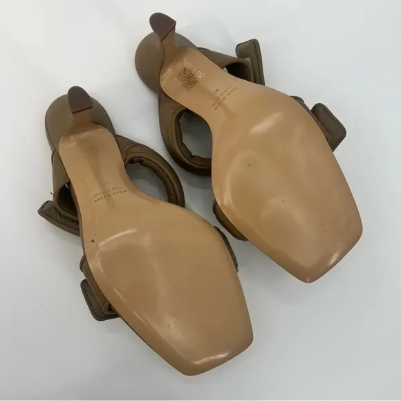 Gia Borghini x Pernille Telsbaek Perni 03 Two-Strap Padded Leather Sandal 10