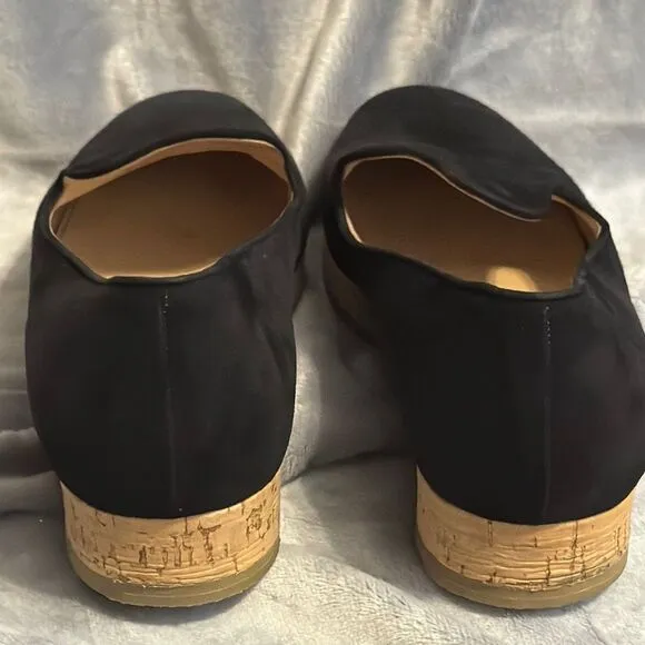 Gianvito Rossi Black Suede Loafers