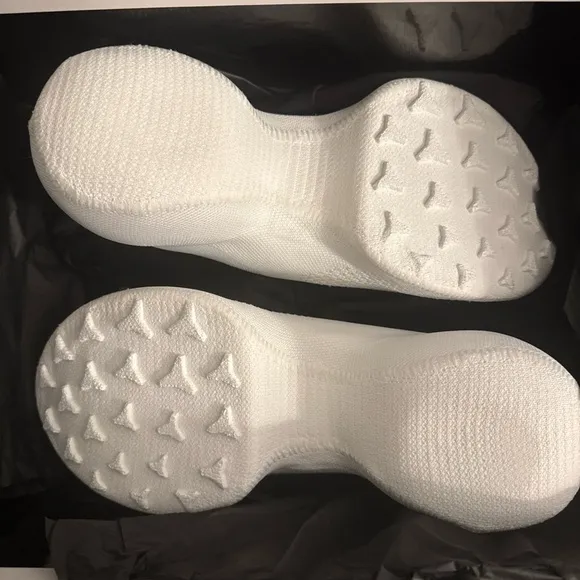 Givenchy White Sculptural Sneakers with Knit Upper
