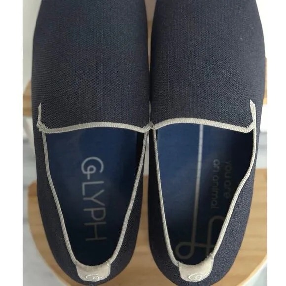 Glyph Knit Loafer Men’s Size 10 Flat Minimalist Blue Marlin Casual Formal Shoe