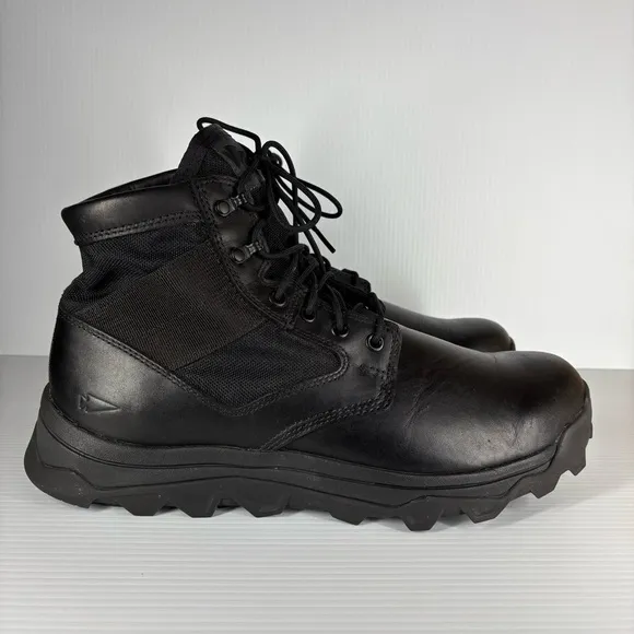 Go Ruck Boots Mens 11 MACV 2 Mid Top Leather Rucking Rugged Hiking Outdoors