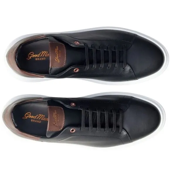 Good Man Brand Mens Napa Leather Sneakers Size 8