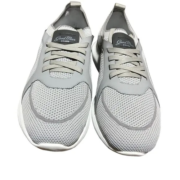 Good Man Brand Sneakers Mens 14 Grey GMB Knit Trainer MSRP $228 Russell Wilson