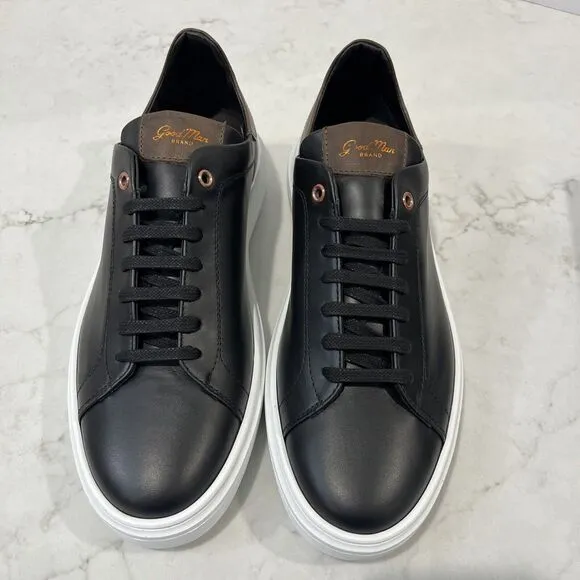 Good Man Sneakers 8 Legend London Black Italian Leather Shoes GoodMan NEW Walk