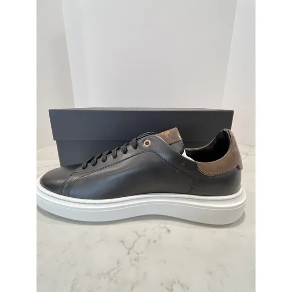 Good Man Sneakers 8.5 Legend London Black Italian Leather Shoes GoodMan NEW Walk