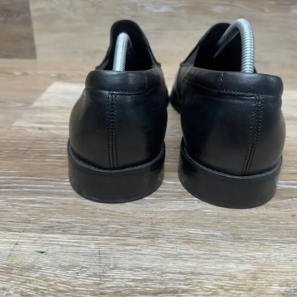 Gordon Rush Simon Black Leather Loafers Men's Size 10.5