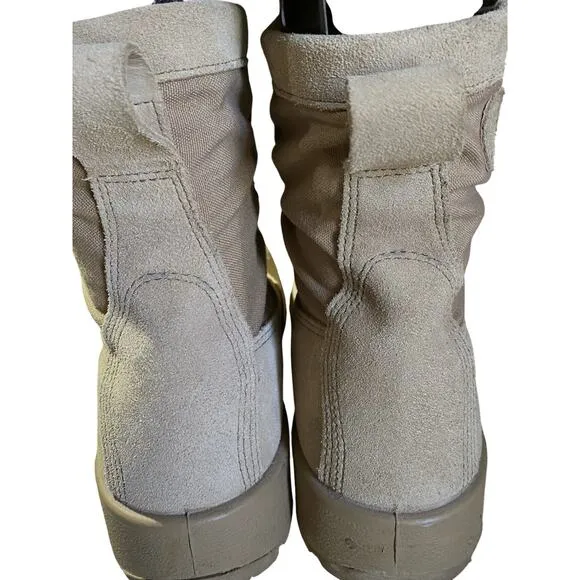 Gorpcore Wellco Military Mens 11R Tan Leather Outdoor Sport Vibram Lugged Soles