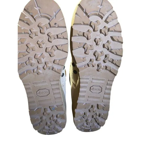 Gorpcore Wellco Military Mens 11R Tan Leather Outdoor Sport Vibram Lugged Soles