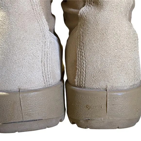 Gorpcore Wellco Military Mens 11R Tan Leather Outdoor Sport Vibram Lugged Soles
