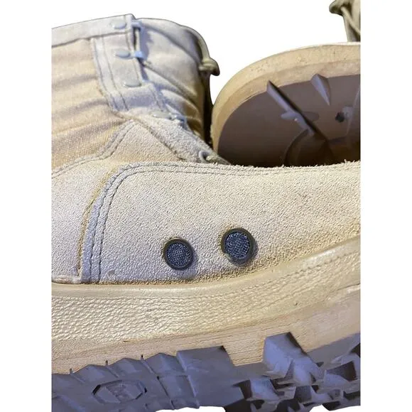 Gorpcore Wellco Military Mens 11R Tan Leather Outdoor Sport Vibram Lugged Soles