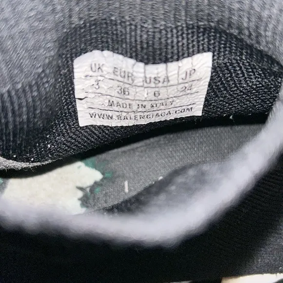Graffiti Balenciaga Recycled Knit Sneakers.