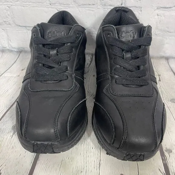Gravity Defyer Gdefy Mighty Sneakers Walk Men Size 10.5 Black Orthopedic Shoes