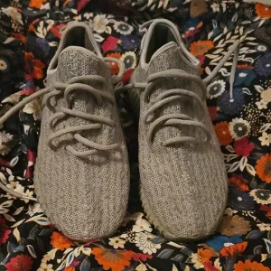 Gray Knit Sneakers