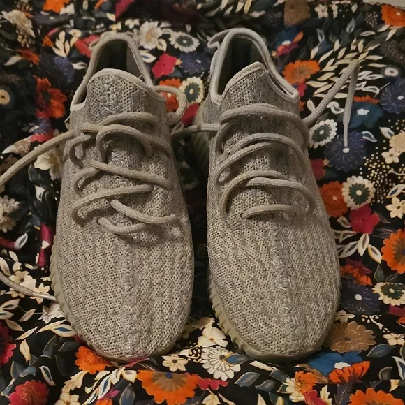 Gray Knit Sneakers