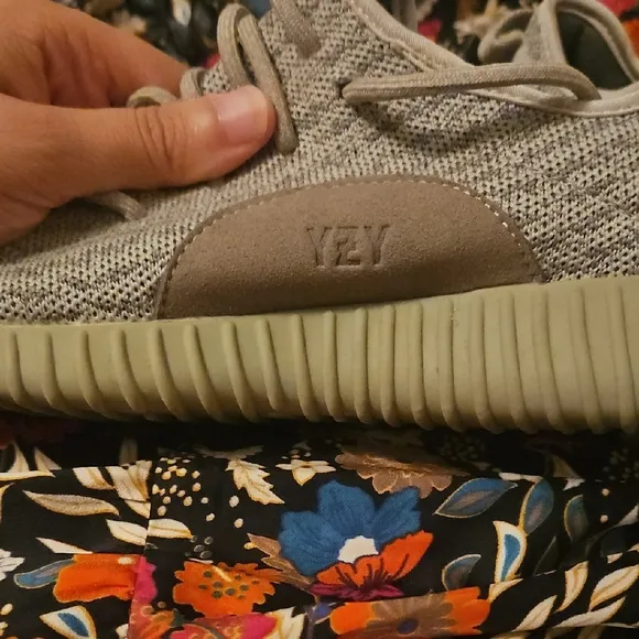 Gray Knit Sneakers