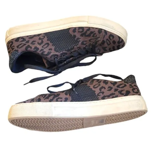 Greats Brooklyn Royale Knit Leopard Print Sneakers