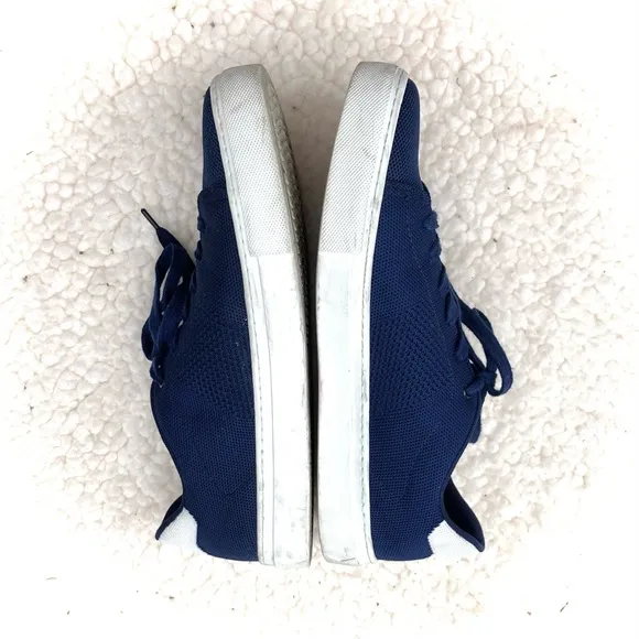 Greats Royal Knit Mens Navy Blue Sneakers No Insoles Sz 10.5