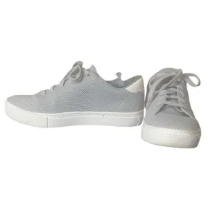 GREATS Royale Gray/White Knit Lace Up Sneakers Women’s Size 8.5