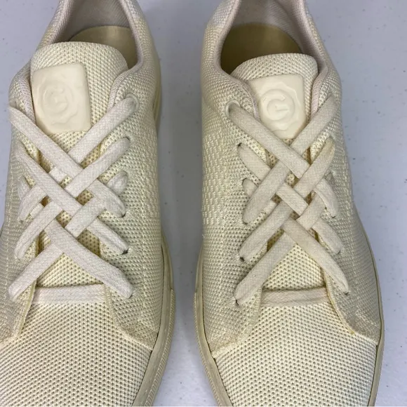 Greats Royale Knit Sneakers Off White Size 8
