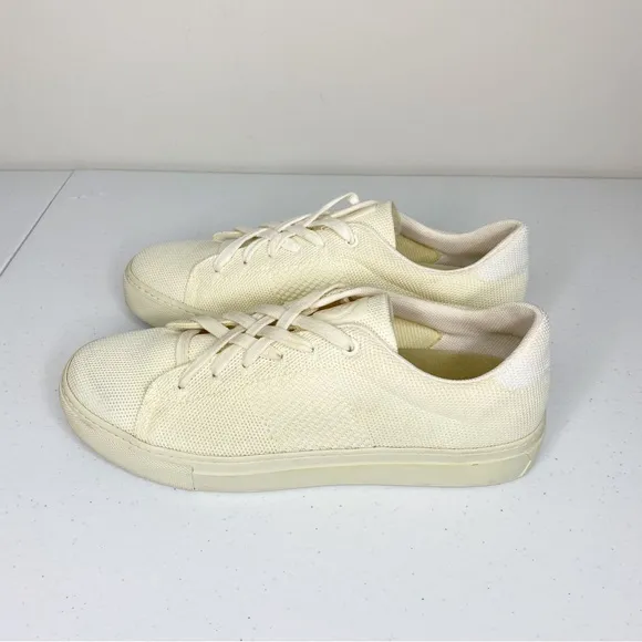 Greats Royale Knit Sneakers Off White Size 8