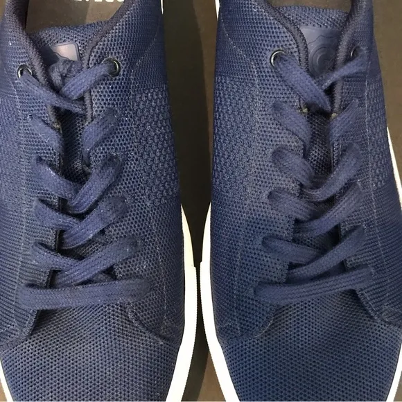Greats “The Royal Knit”, Navy and White Sneakers, Size 11.5